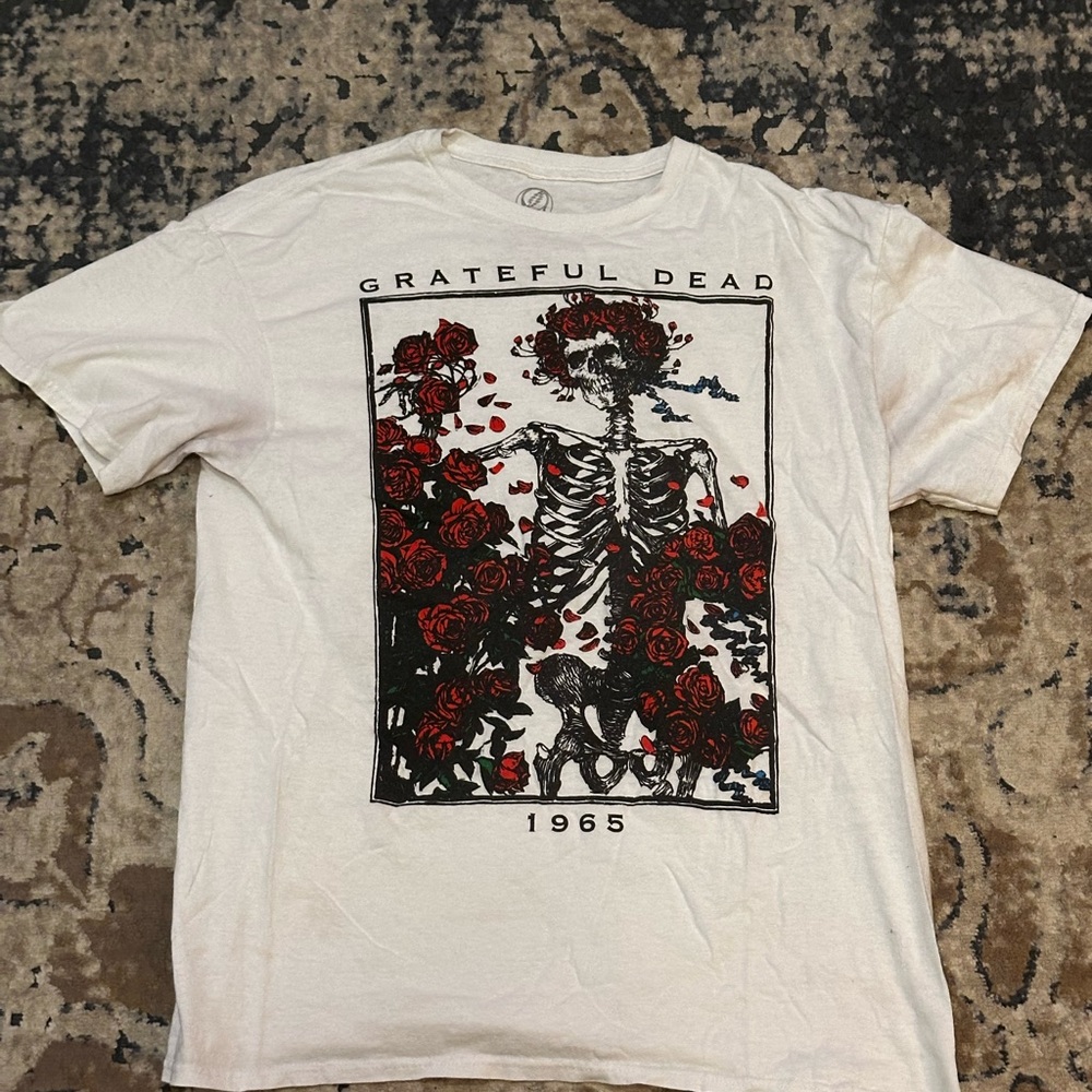 Grateful Dead White Graphic T-Shirt